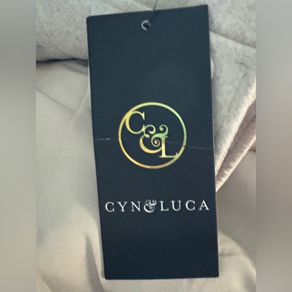 NEW w/TAGS Cyn & Luca Ivory Pea Coat Jacket Shirttail Hem Outerwear Size Medium - Picture 8 of 10